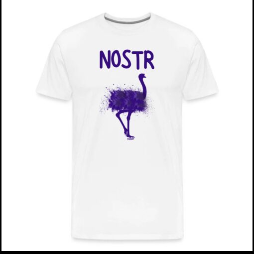 NOSTR Ostrich Bitcoin T-Shirt