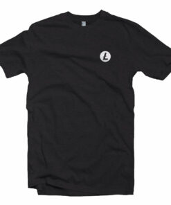 New Litecoin LTC Crypto Logo Polo T-shirt