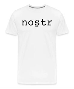 Nostr (Black) Bitcoin T-Shirt