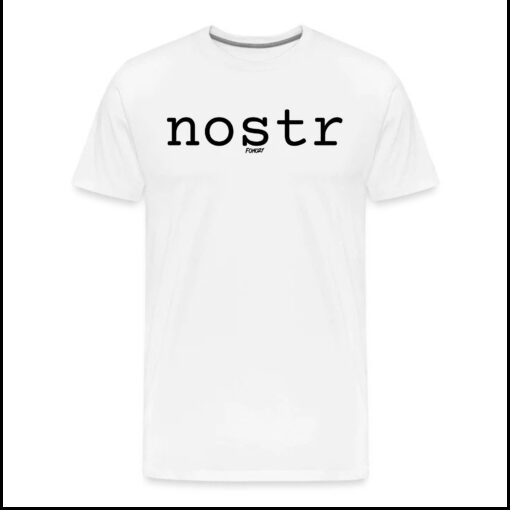 Nostr (Black) Bitcoin T-Shirt