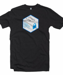 Old Chainlink LINK Cryptocurrency Logo T-shirt