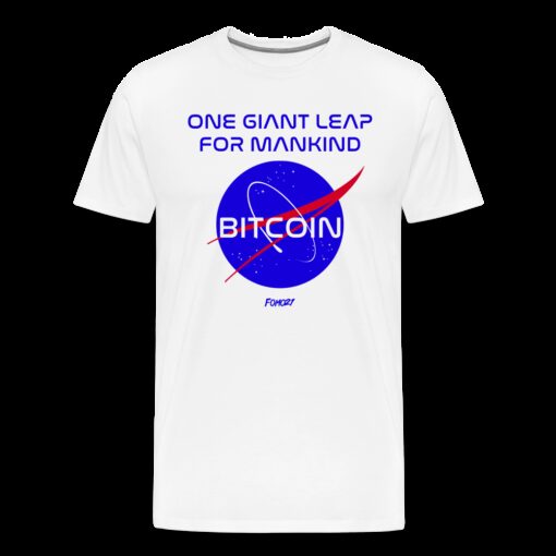 One Giant Leap For Mankind Bitcoin T-Shirt