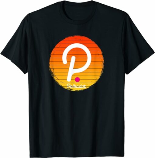Polkadot T-Shirt Fire Circle Cryptocurrency Coin T-Shirt