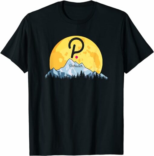 Polkadot T-Shirt Giant Moon Coin Dot LogoT-Shirt