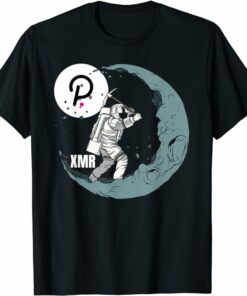 Polkadot T-Shirt Mining Moon Man Miner Currency Coin TShirt