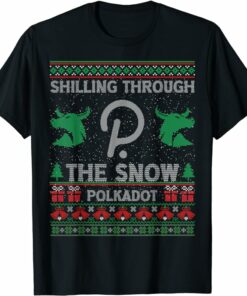Polkadot T-Shirt Shilling Through The Snow Polkadot T-Shirt