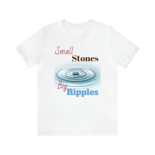 Ripple T-Shirt Small Stones Big Crypto Lovers And Investors