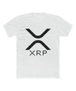 Ripple T-Shirt Xrp Cryptocurrency Men’s Cotton Crew