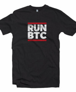 Run Bitcoin BTC t-shirt