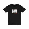 Run Bitcoin BTC t-shirt Monster Digital