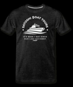 Satoshi Boat Tour Bitcoin T-Shirt