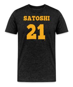 Satoshi Legend 21 Jersey Bitcoin T-Shirt Satoshi Legend 21 Jersey Bitcoin T-Shirt