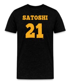 Satoshi Legend 21 Jersey Bitcoin T-Shirt