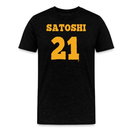 Satoshi Legend 21 Jersey Bitcoin T-Shirt