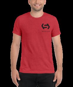 Scilla – Men’s Embroidered Tri-Blend T-Shirt 6 Scilla Men's Embroidered Tri Blend T Shirt 5