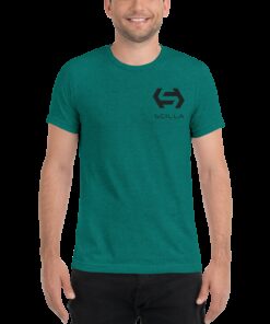 Scilla – Men’s Embroidered Tri-Blend T-Shirt 8 Scilla Men's Embroidered Tri Blend T Shirt 7