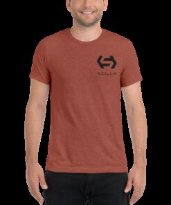 Scilla – Men’s Embroidered Tri-Blend T-Shirt 9 Scilla Men's Embroidered Tri Blend T Shirt 8