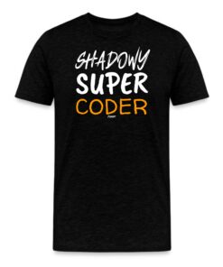 Shadowy Super Coder Bitcoin T-Shirt