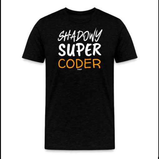 Shadowy Super Coder Bitcoin T-Shirt