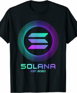 Solana T-Shirt Coin Crypto Logo Blockchain T-Shirt