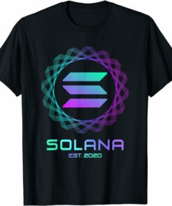 Solana T-Shirt Establish 2020 Solana Sol T-Shirt