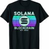 Solana T-Shirt Retro Solana Sol Coin T-Shirt