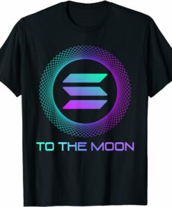 Solana T-Shirt Solana Sol To The Moon T-Shirt