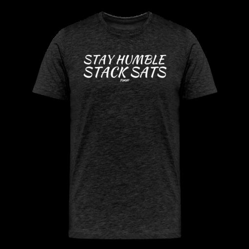 Stay Humble Stack Sats Bitcoin T-Shirt