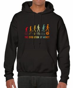 ‘The Evolution of Money’ Bitcoin Hoodie ‘The Evolution of Money’ Bitcoin Hoodie