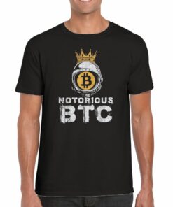 ‘The Notorious BTC’ Bitcoin T-shirt ‘The Notorious BTC’ Bitcoin T-shirt