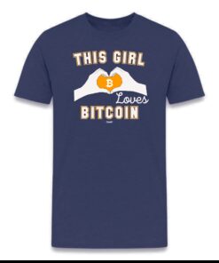 This Girl Loves Bitcoin T-Shirt