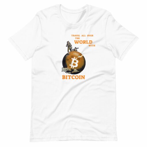 Travel All Over The World With BTC T-Shirt