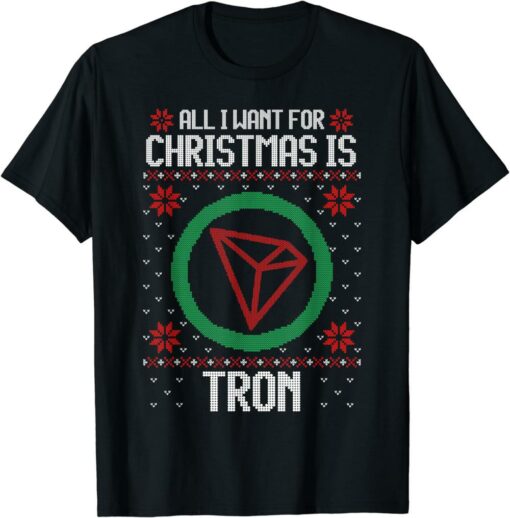 Tron T-Shirt All I Want For Christmas Is Tron Coin