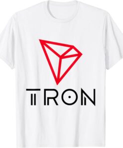 Tron T-Shirt Classic Logo Crypto Currency TRX Trendy