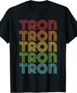 Tron T-Shirt Crypto Coin Blockchain Logo Funny Cool