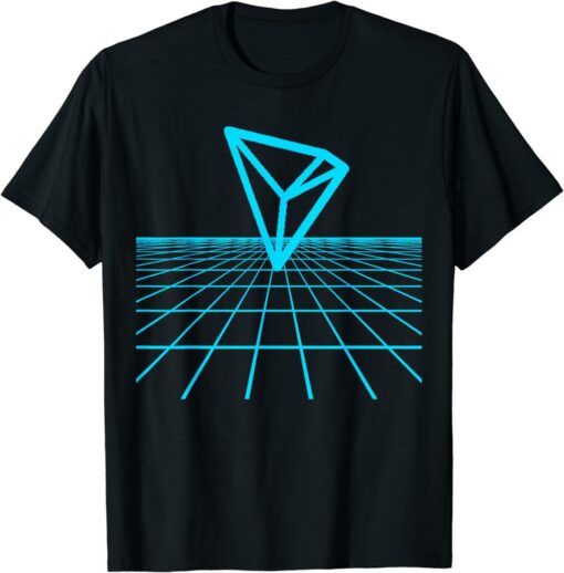 Tron T-Shirt Crypto On The Grid Trx Logo Coin Blockchain