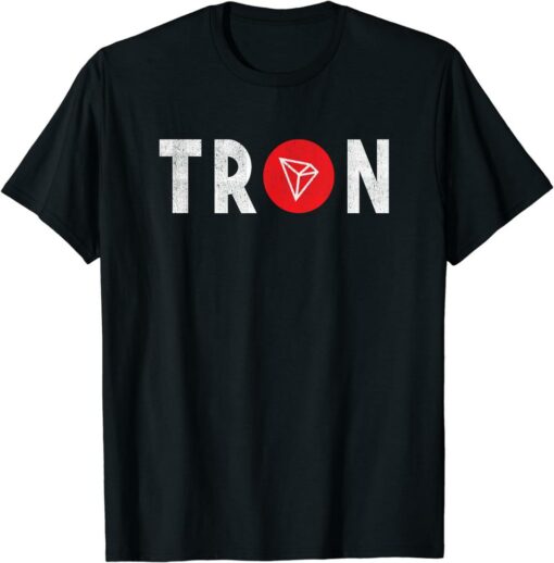 Tron T-Shirt Crypto Trx Cryptocurrency Blockchain