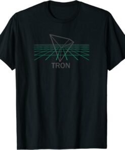 Tron T-Shirt Cryptocurrency Crypto 3d Grid Coin Blockchain