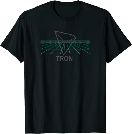 Tron T-Shirt Cryptocurrency Crypto 3d Grid Coin Blockchain