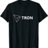Tron T-Shirt Logo Cryptocurrency Coin Blockchain Logo
