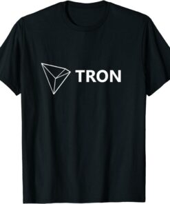 Tron T-Shirt Logo Cryptocurrency Coin Blockchain Logo