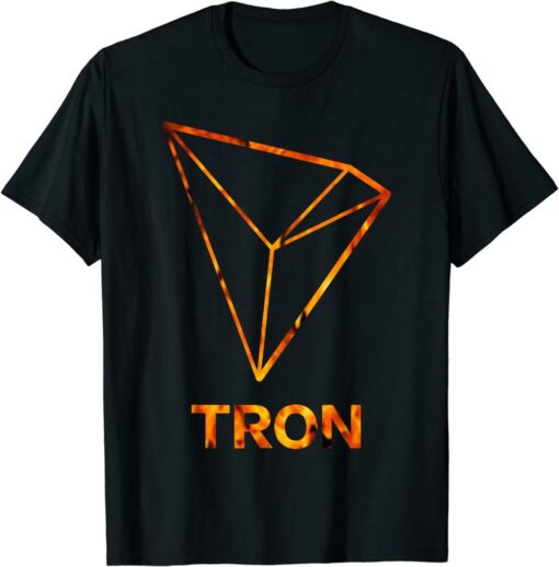 Tron T-Shirt Official Logo Trx Cryptocurrency Coin