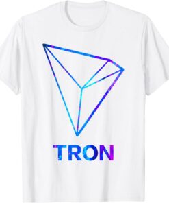 Tron T-Shirt Official Logo Trx Cryptocurrency Coin Cool