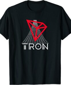 Tron T-Shirt Trx Coin Cryptocurrency Blockchain Logo