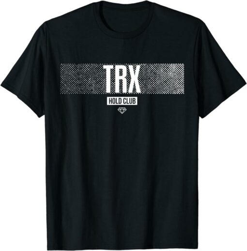 Tron T-Shirt Trx Hold Club Coin Blockchain Logo Funny Cool
