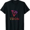 Tron T-Shirt Trx Logo Cryptocurrency Coin Blockchain