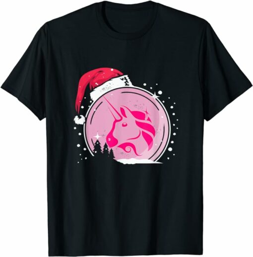 Uniswap T-Shirt Christmas Santa Hat Uniswap Hodl T-Shirt