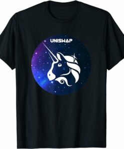 Uniswap T-Shirt Cryptocurrency Space Galaxy Uni T-Shirt