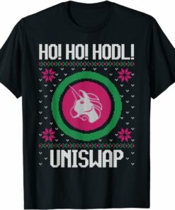 Uniswap T-Shirt Ho Ho HODL Uniswap Uni T-Shirt