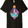 Uniswap T-Shirt Splatter Paint Art Moon T-Shirt